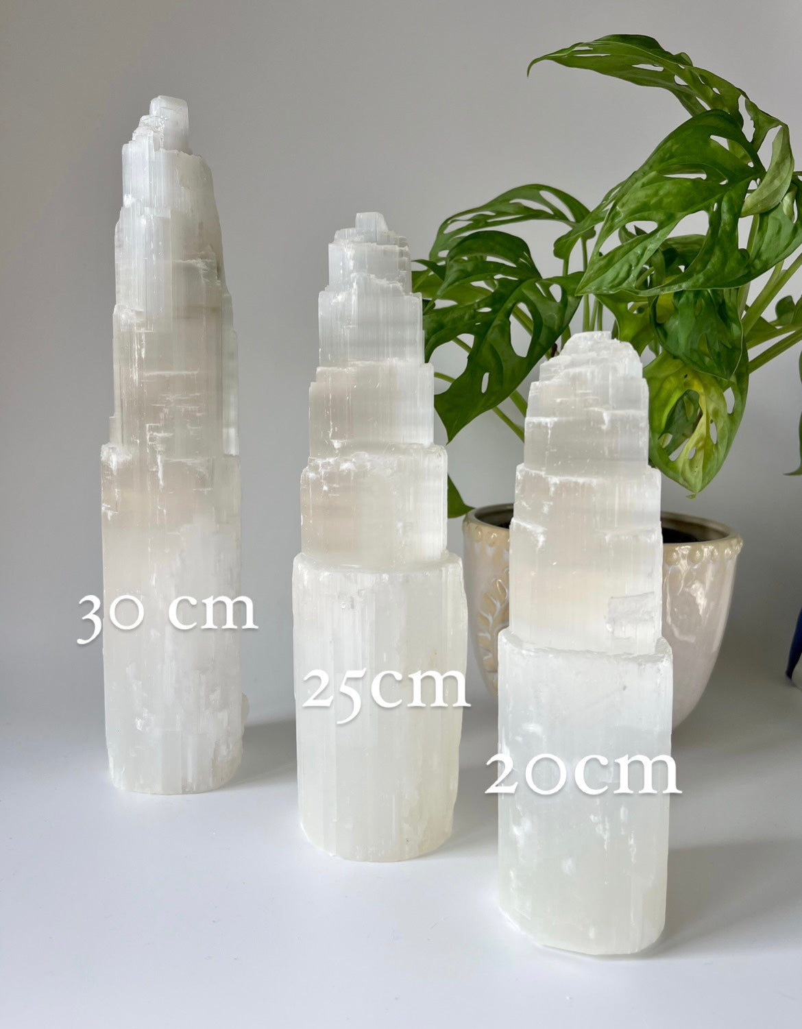 Selenit Turm - 20-30cm