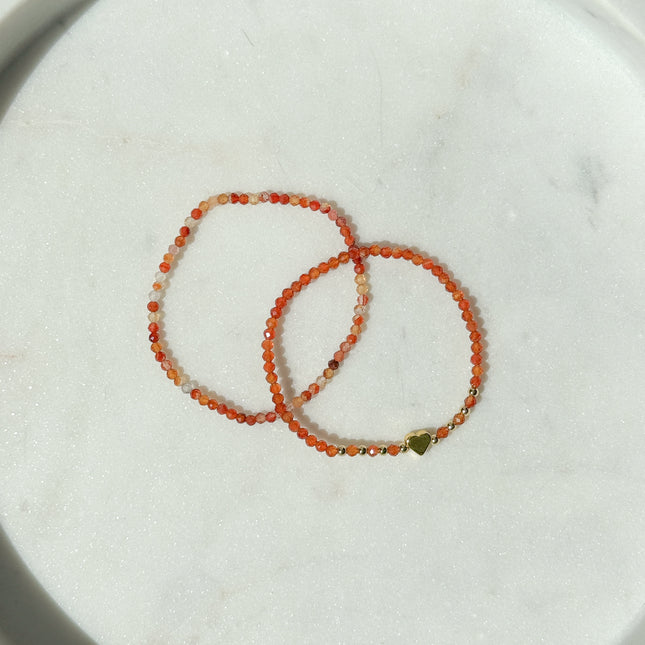 Karneol Armband facettiert