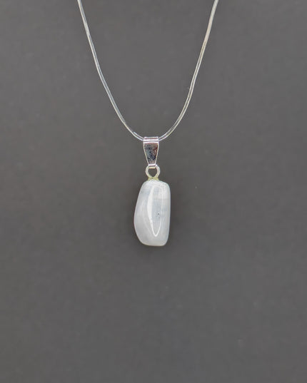 Regenbogenmondstein Anhänger - 925 Silber