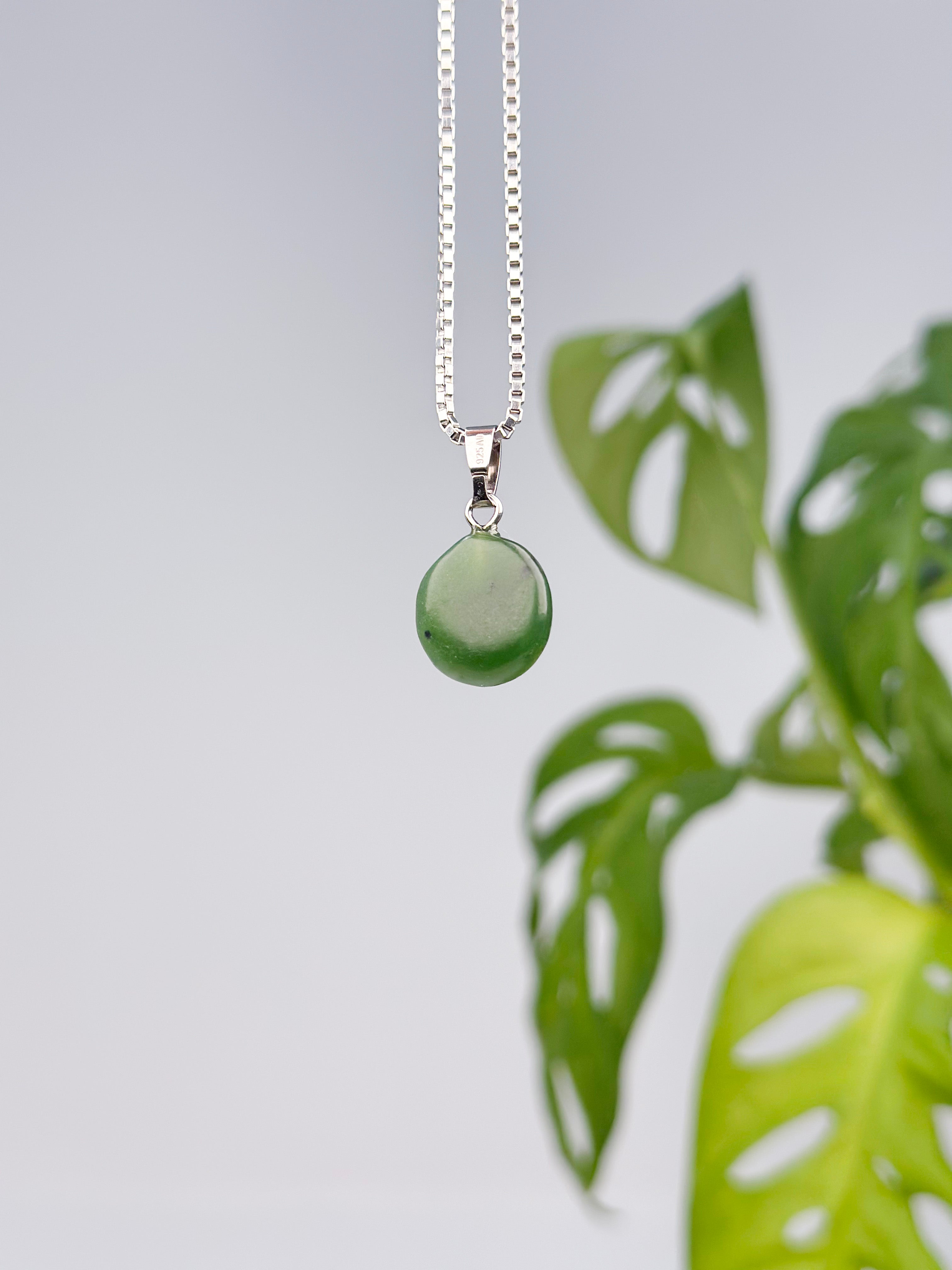 Jade - Nephrit - 925 Silber - Nr. 2