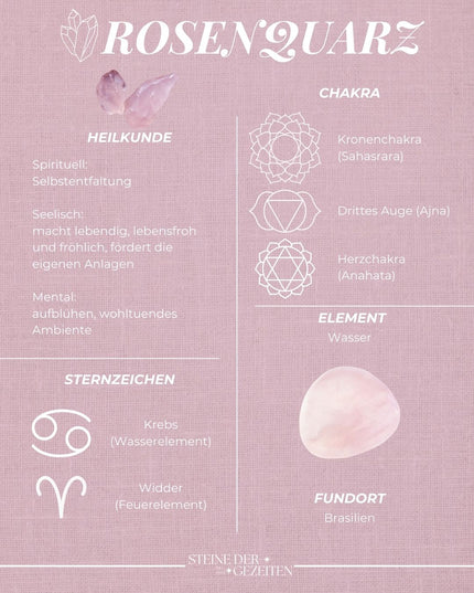 Rosenquarz Kugeln (AAA Qualität)