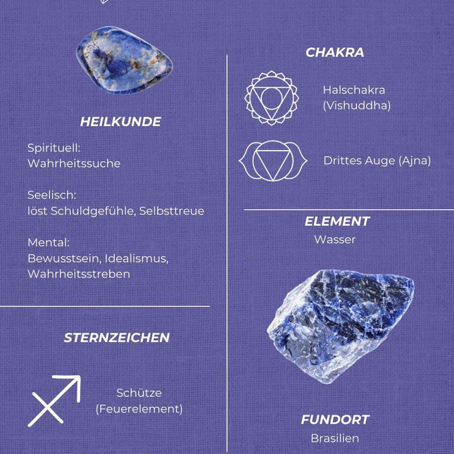 Sodalith Perlenarmband (4-6mm Perlen)