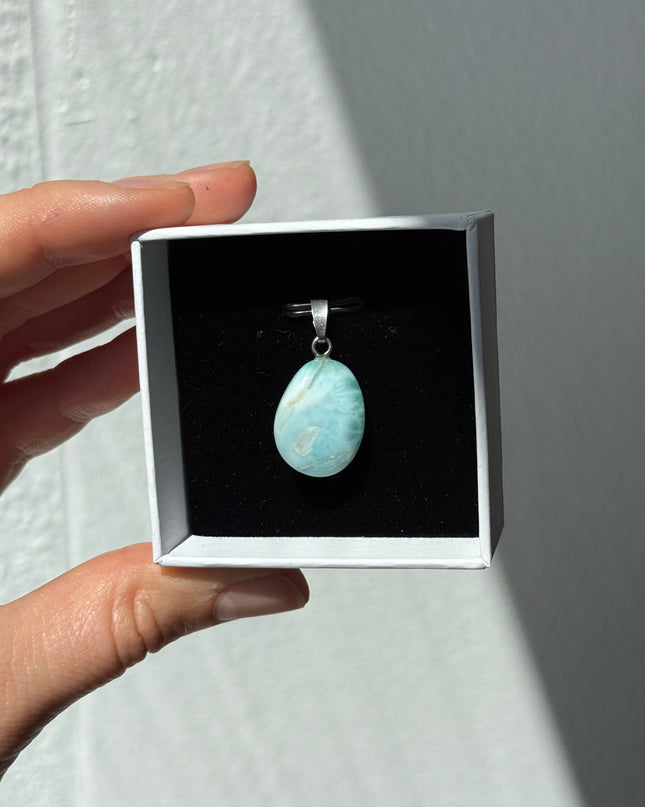 Larimar Kettenanhänger