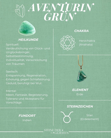 Aventurin grün Trommelstein