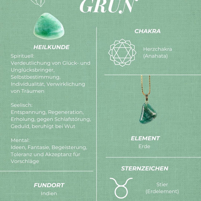 Aventurin grün Trommelstein