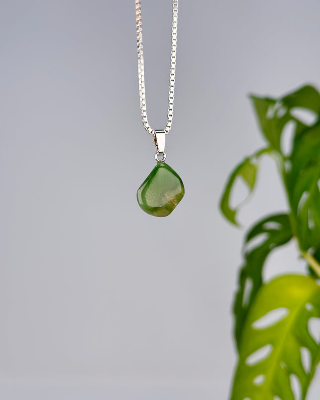 Jade - Nephrit - 925 Silber - Nr. 6