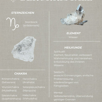 Bergkristall Trommelstein (AA Qualität)