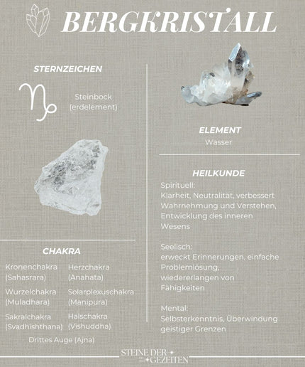 Bergkristall Trommelstein (AA Qualität)