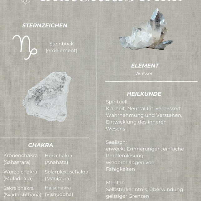 Bergkristall Trommelstein (AA Qualität)