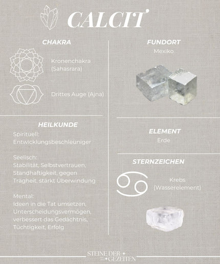 Honigcalcit (Calcit) Trommelstein