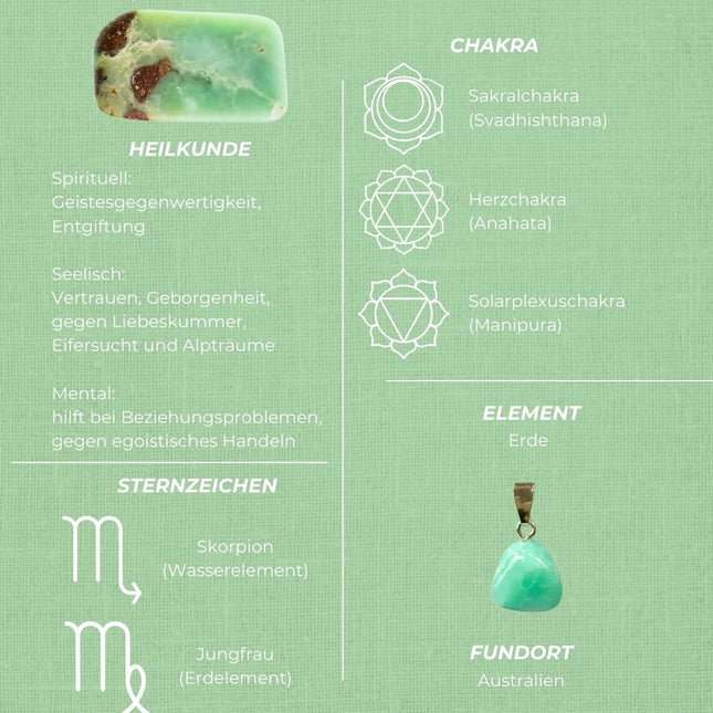 Chrysopras Armband facettiert