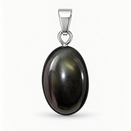 Obsidian (Regenbogenobsidian) Kettenanhänger