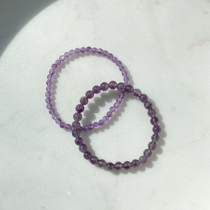 Amethyst Perlenarmband (4-6mm Perlen)
