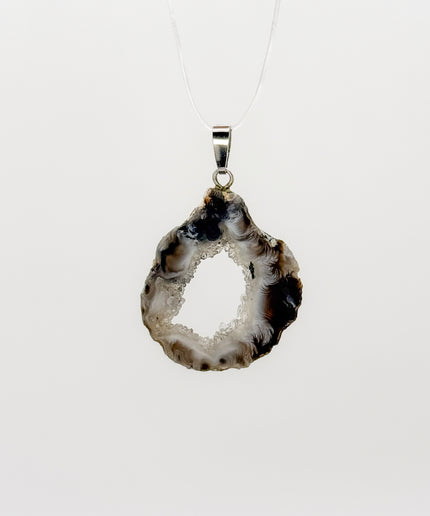 Achat Geode Kettenanhänger