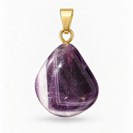 Amethyst Chevron Kettenanhänger