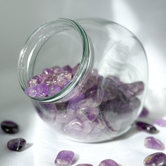 Amethyst Trommelstein