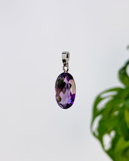 Amethyst (Extra Qualität) - Oval-Schliff - 925 Silber