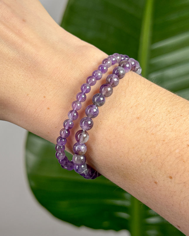 Amethyst Perlenarmband (4-6mm Perlen)