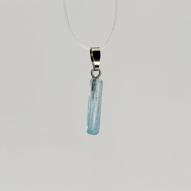 Aquamarin Anhänger (High Quality AAA) - 925 Silber