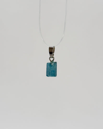 Aquamarin Anhänger (High Quality AAA) - 925 Silber