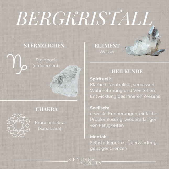 Bergkristall Prisma Ohrringe – mit Hoop in Silber oder Gold