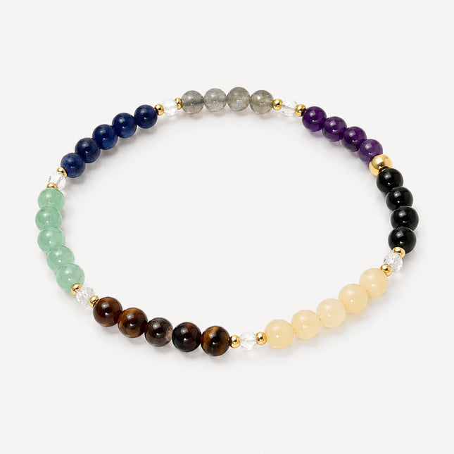 Chakra Perlenarmband (4-6mm Perlen)