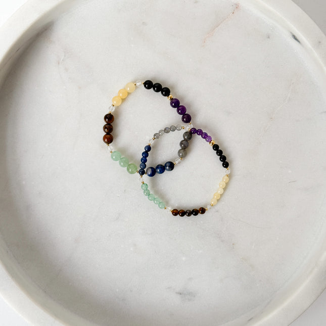 Chakra Balance Perlenarmband (4-8mm Perlen)