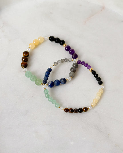 Chakra Balance Perlenarmband (4-8mm Perlen)