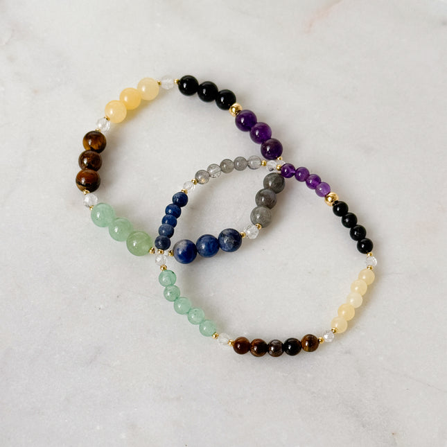 Chakra Balance Perlenarmband (4-8mm Perlen)