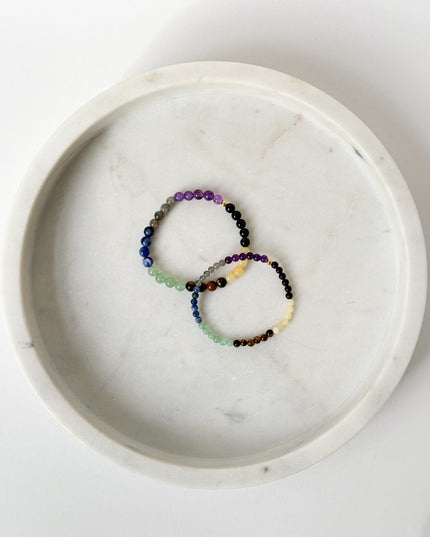 Chakra Perlenarmband (4-8mm Perlen)