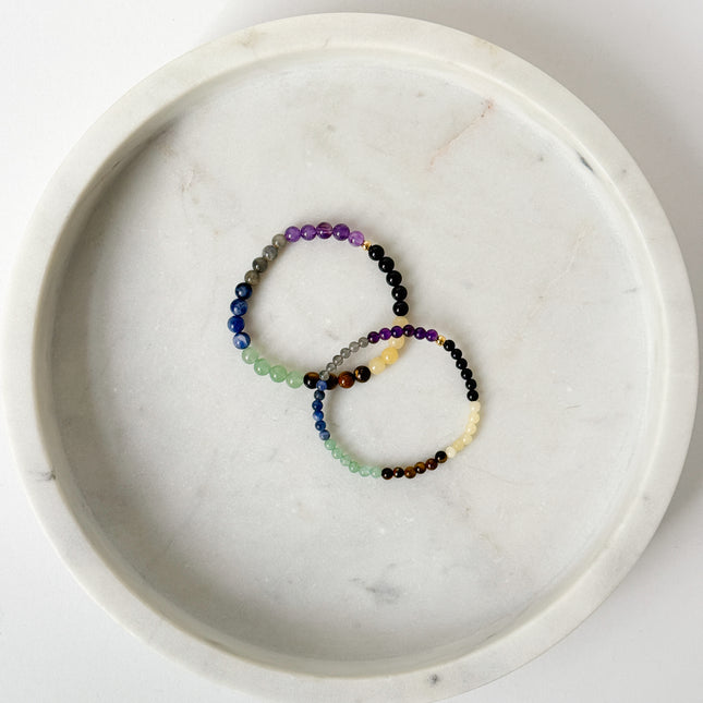 Chakra Perlenarmband (4-8mm Perlen)