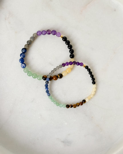 Chakra Perlenarmband (4-8mm Perlen)