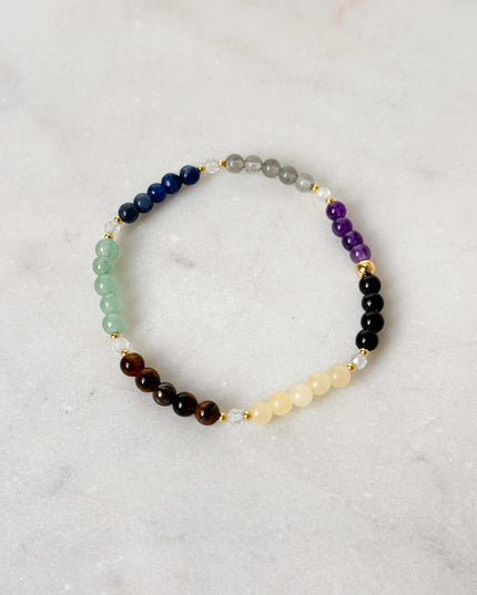 Chakra Balance Perlenarmband (4-8mm Perlen)