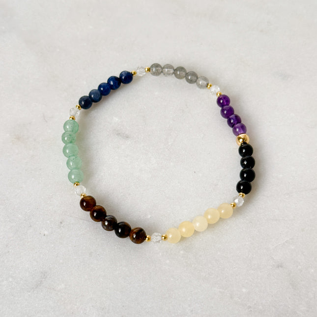 Chakra Balance Perlenarmband (4-8mm Perlen)