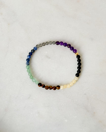Chakra Perlenarmband (4-8mm Perlen)