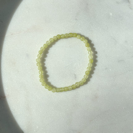 Jade Perlenarmband (4mm Perlen)