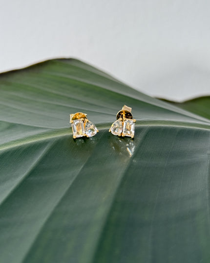 Bergkristall "Dual Soul" Ohrstecker