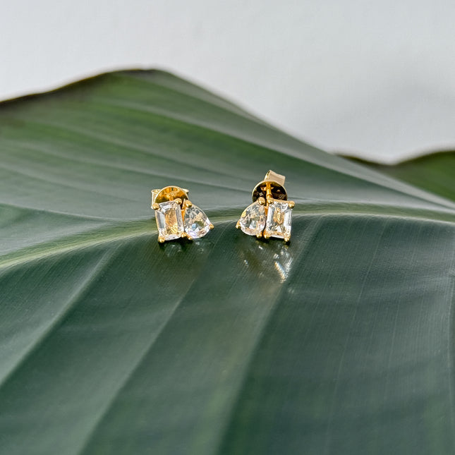 Bergkristall "Dual Soul" Ohrstecker