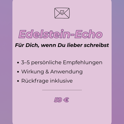 Edelsteinberatung – persönlich & individuell