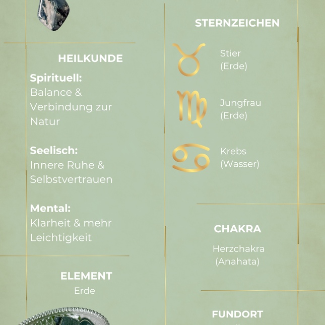 Moosachat Perlenarmband (4-6mm Perlen)