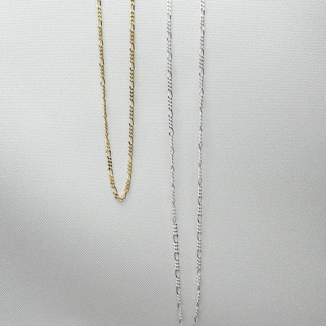 Figarokette – 925 Silber & vergoldet