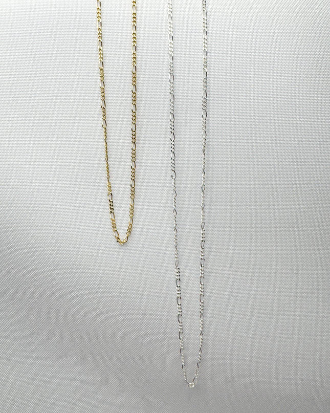 Figarokette – 925 Silber & vergoldet