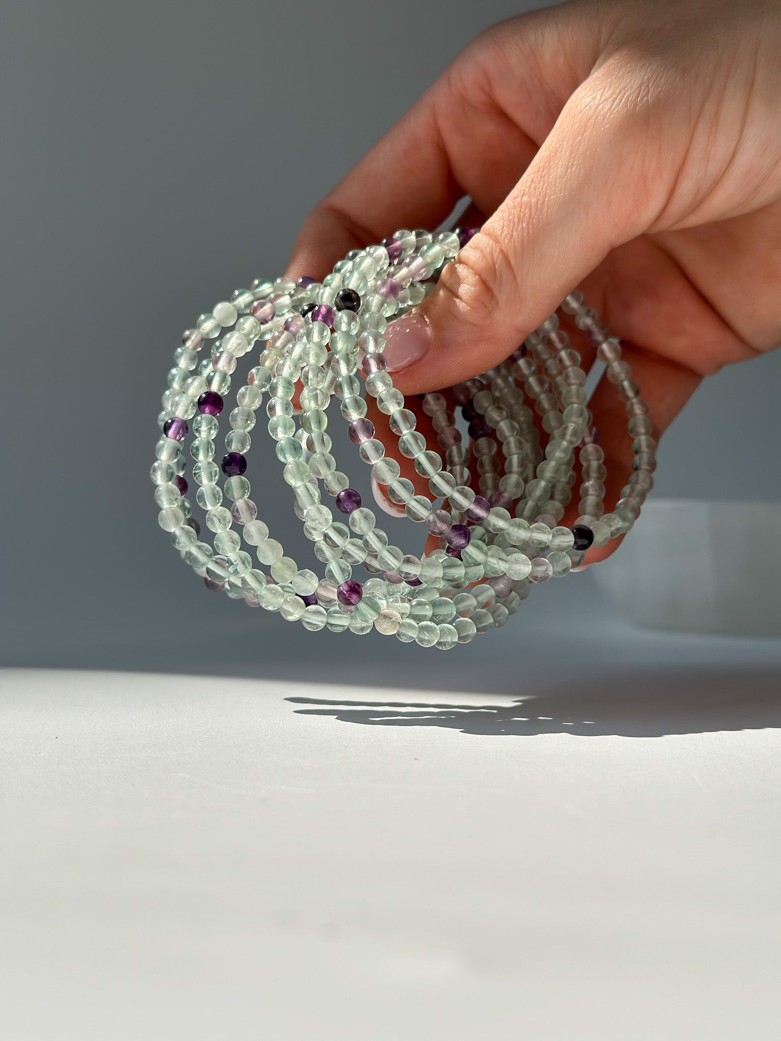 Fluorit II ⌀ 5mm Perlen
