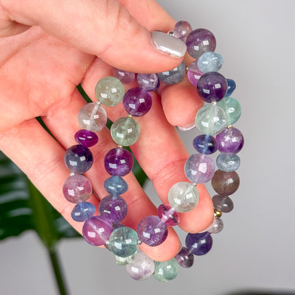FLOWY FLUORIT - Armband