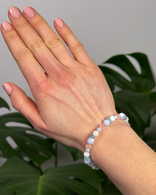 "Fresh Beginnings" - Handgefertigtes Erneuerungs Design Armband