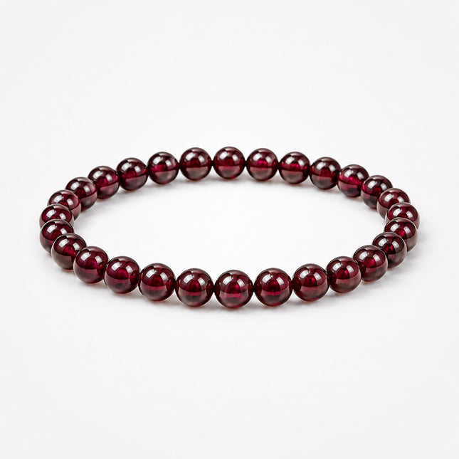 Granat Perlenarmband (4-6mm Perlen)