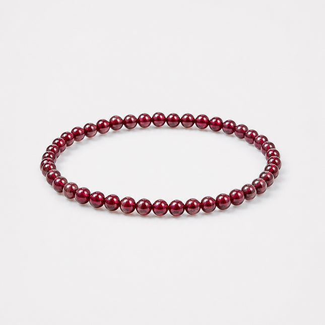 Granat Perlenarmband (4-6mm Perlen)