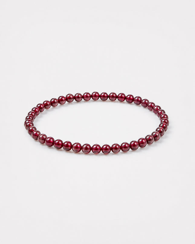Granat Perlenarmband (4-6mm Perlen)