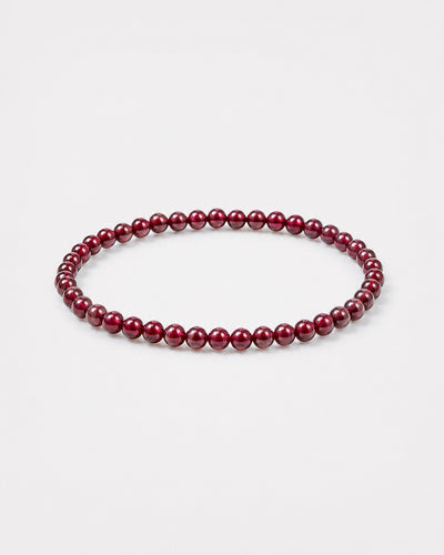 Granat Perlenarmband (4-6mm Perlen)