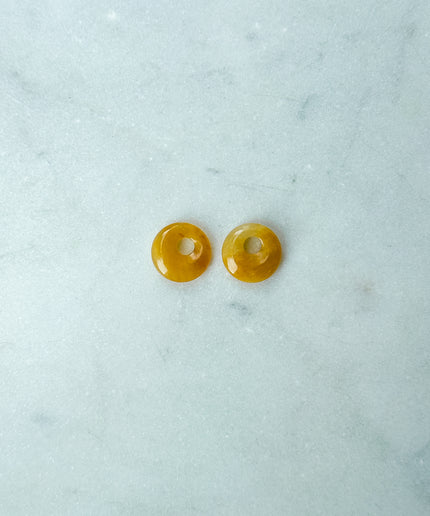Golden Healer Donut Anhänger – für Hoop Ohrringe
